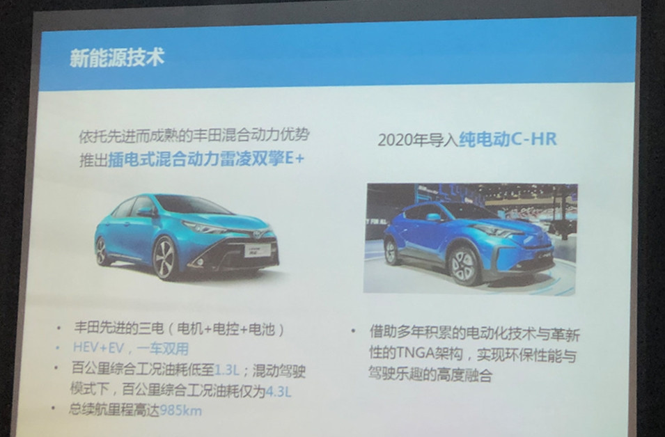 廣汽豐田純電版C-HR新消息 將于2020年進(jìn)入中國(guó)