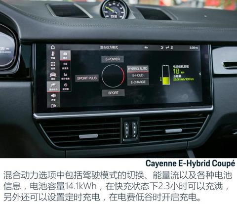 保时捷 Cayenne新能源 2020款 Cayenne E-Hybrid Coupé 2.0T