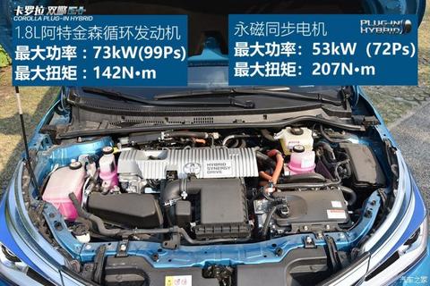 一汽丰田 卡罗拉双擎E+ 2019款 1.8L 旗舰版