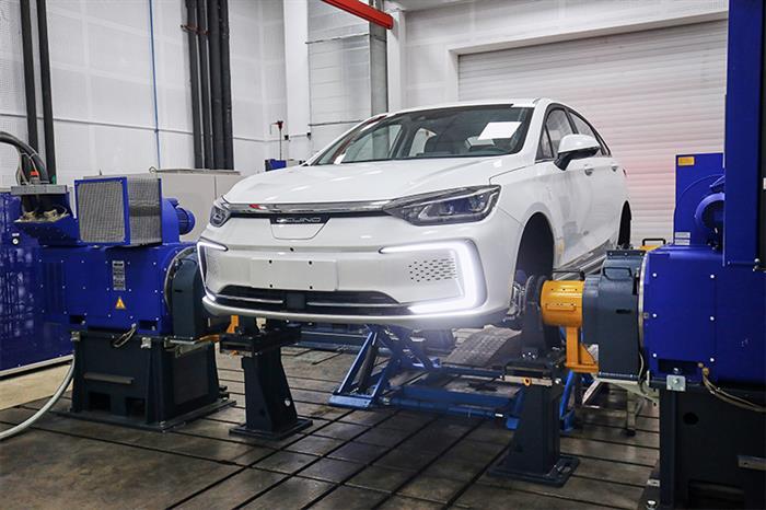 电池，电动汽车续航,北汽蓝谷试验中心，BEIJING汽车
