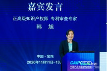 CAIPC2020 | 正高级知识产权师韩旭：专利审查与知识产权保护