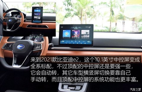比亚迪 比亚迪e2 2021款 升级版 高续航版 尊贵型