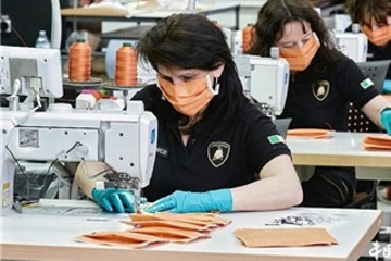 兰博基尼宣布量产口罩 每日生产1000只