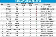 2020年7月国内汽车投诉排行及分析报告