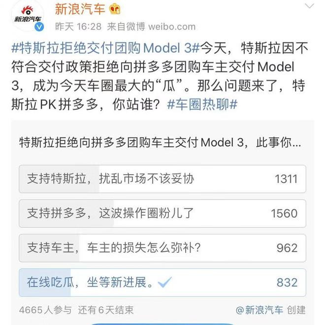 深度|面临被消费者起诉 特斯拉为什么仍坚持不卖车给拼多多