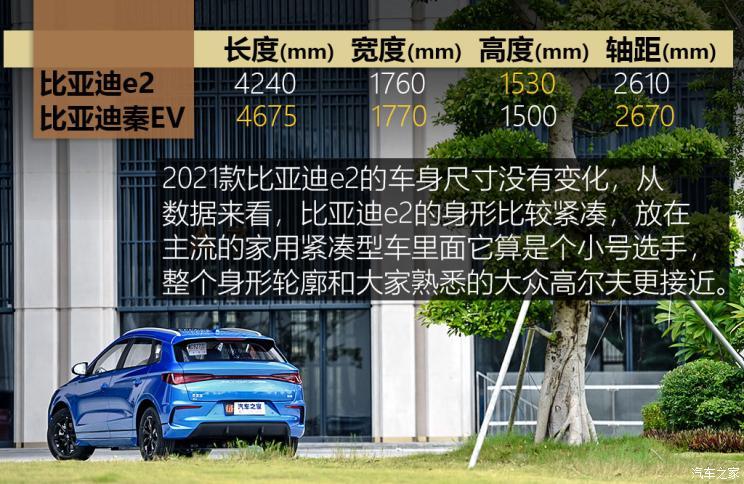 比亞迪 比亞迪e2 2021款 升級(jí)版 高續(xù)航版 尊貴型