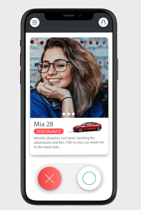 特斯拉车主专用约会APP问世:首先你得有辆特斯拉