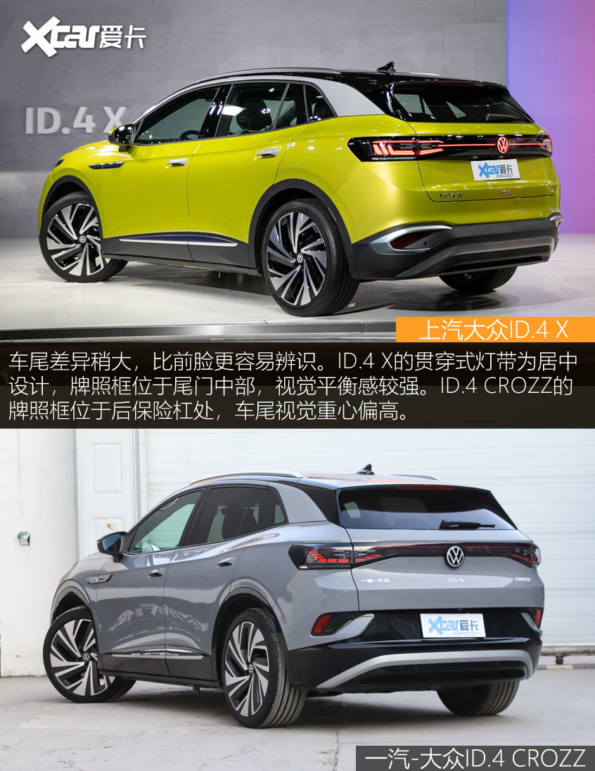 ID.4 X對比ID.4 CROZZ