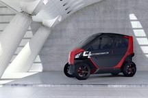 以色列公司推出“可折疊”電動汽車 4輛占1輛普通汽車位置