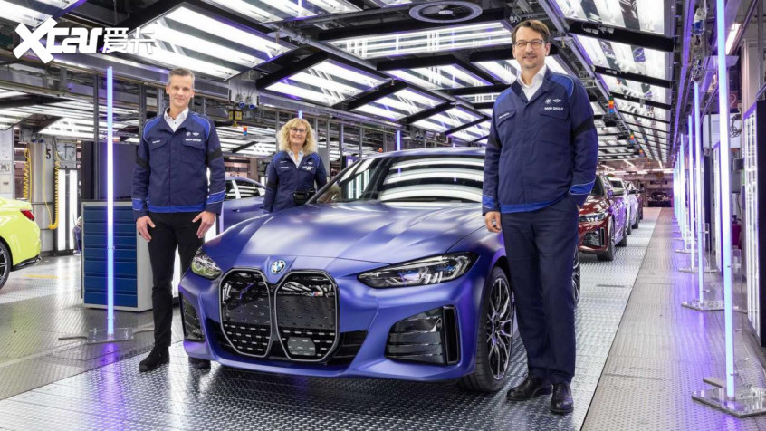 首款量產(chǎn)BMW i4下線