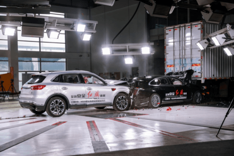 红旗,C-NCAP,红旗碰撞测试 红旗,C-NCAP,红旗碰撞测试