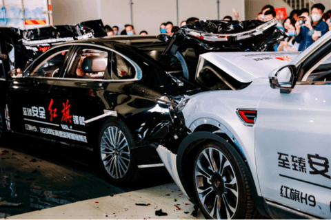 红旗,C-NCAP,红旗碰撞测试 红旗,C-NCAP,红旗碰撞测试