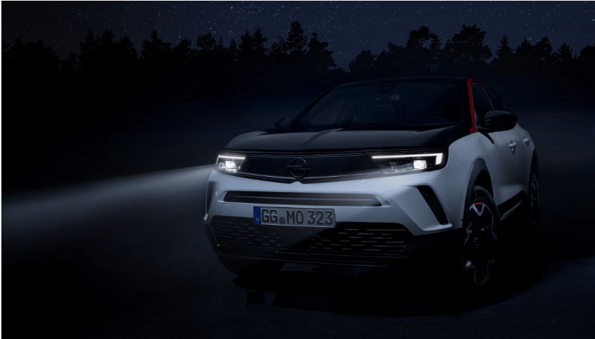 歐寶,Intelli-Lux LED? 技術(shù),汽車照明,車前大燈，Intelli-Lux LED? Pixel Light
