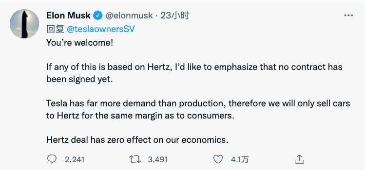 特斯拉，特斯拉股價,特斯拉Hertz交易