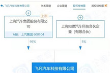 飞凡汽车独立公司正式成立，注册资本70亿元