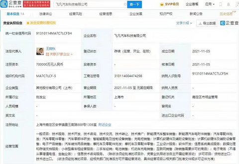 飞凡汽车 飞凡汽车