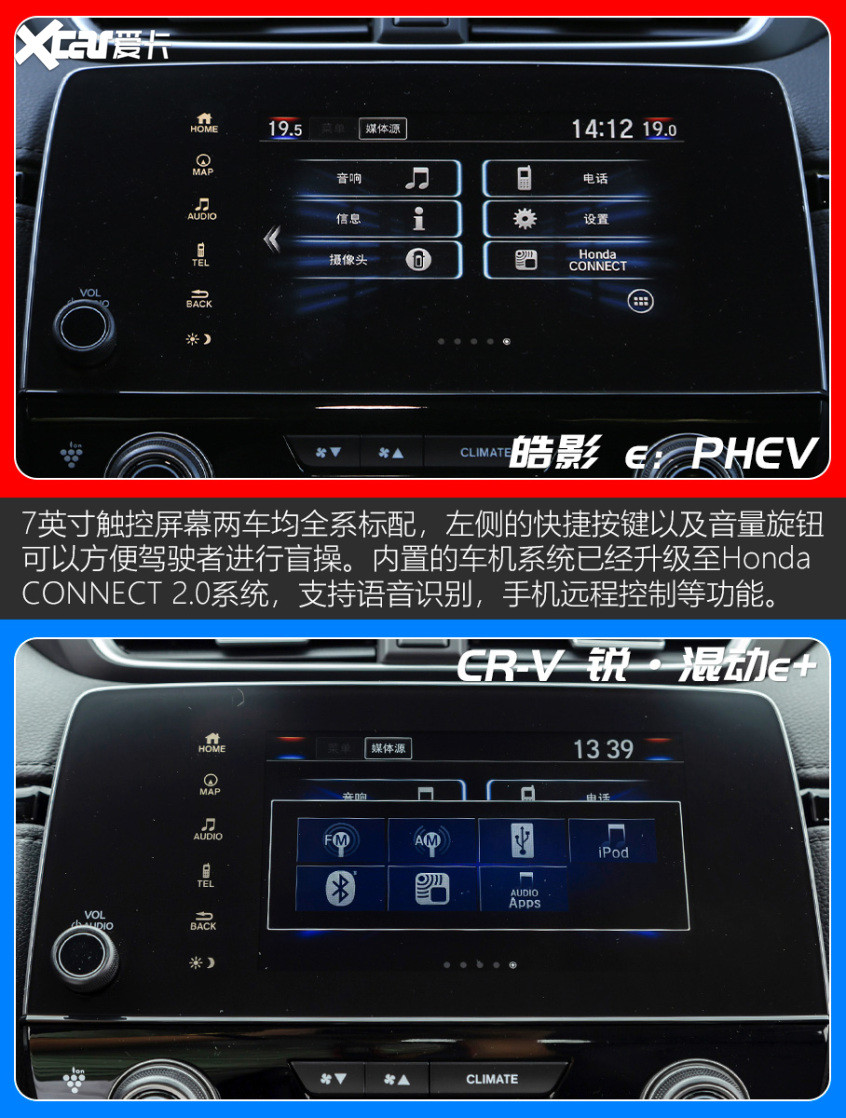 皓影 e：PHEV对比CR-V 锐·混动e 