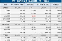 31家车企10月销量一览：上汽、广汽等多车企表现超9月，自主板块强势增长