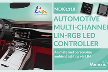邁來芯推出LIN RGB LED控制器 改善汽車環境照明