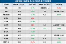 18家国际零部件企业Q3财报：三分之二营收下滑，博格华纳森萨塔逆势增长