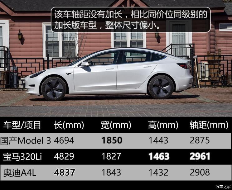 特斯拉中国 Model 3 2019款 标准续航后驱升级版