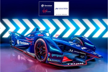 远景维珍车队宣布与庄信万丰达成多年战略伙伴关系