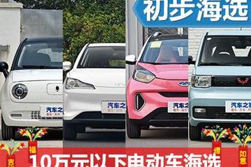 春節(jié)特輯(1) 編輯推薦10萬元以下電動(dòng)車
