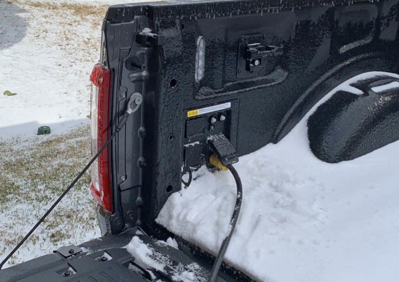 F-150发电,美国暴风雪