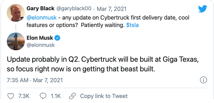 特斯拉，特斯拉電動汽車,特斯拉Cybertruck