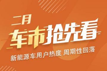 车市抢先看│2月新能源车用户热度解读