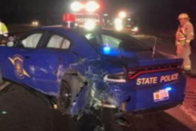 特斯拉又出事 这次撞的是警车