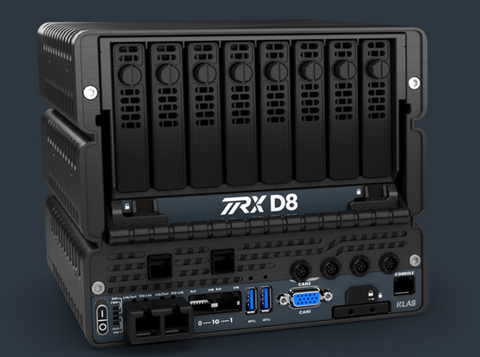 前瞻技术，Klas,数据记录硬件TRX D8，自动驾驶汽车，车载存储和计算系统