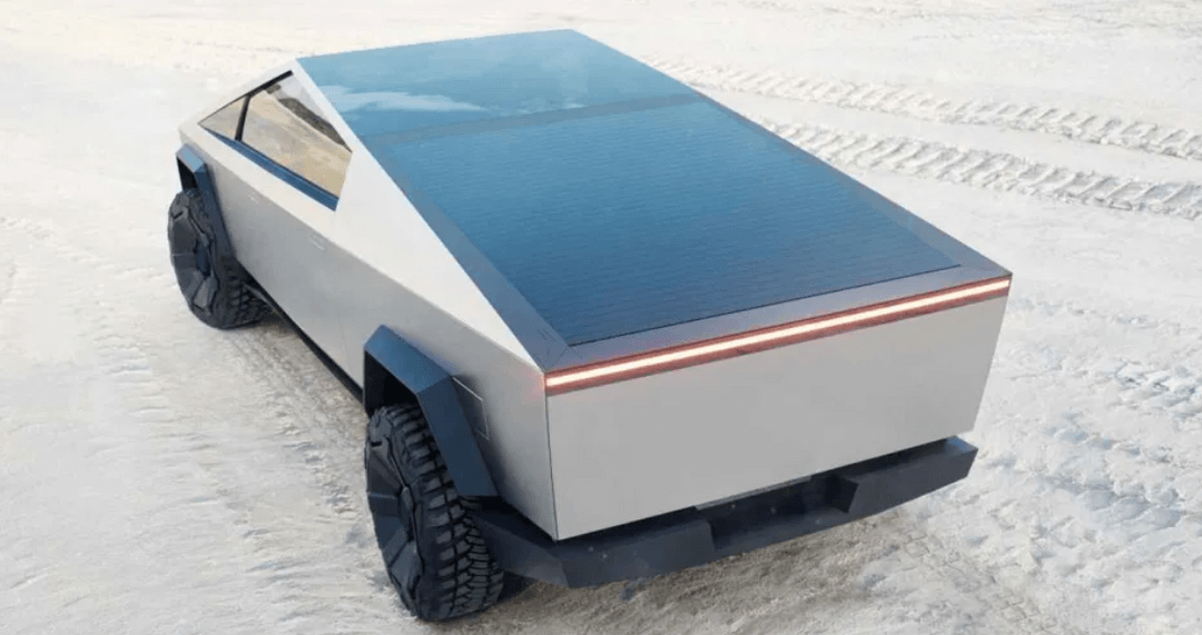 特斯拉，特斯拉,Cybertruck,太陽能車廂蓋,后備箱