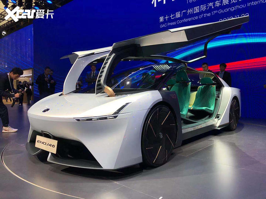 2019<a class='link' href='https://www.d1ev.com/special/guangzhouAutoShow/index.html' target='_blank'>广州车展</a> <a class='link' href='http://car.d1ev.com/0-10000_0_0_0_0_0_0_0_0_0_0_0_0_342_0_0_3_0.html' target='_blank'>广汽集团</a>ENO.146正式亮相