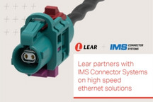李爾與IMS Connector Systems合作 開發(fā)高速汽車以太網(wǎng)解決方案