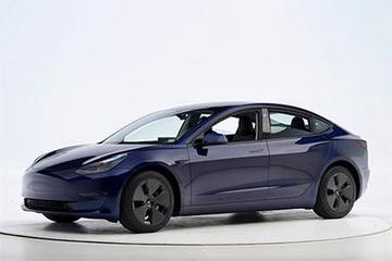 特斯拉Model 3重获IIHS最高安全评级