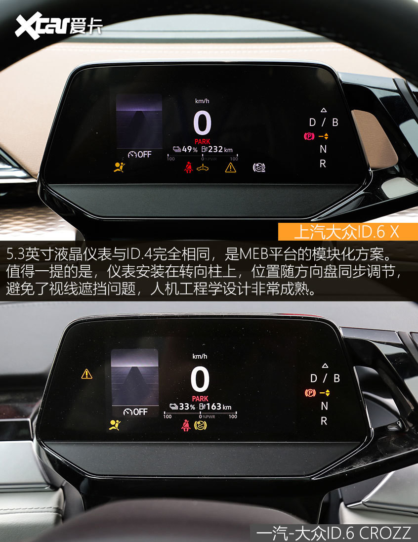 ID.6 X对比ID.6 CROZZ