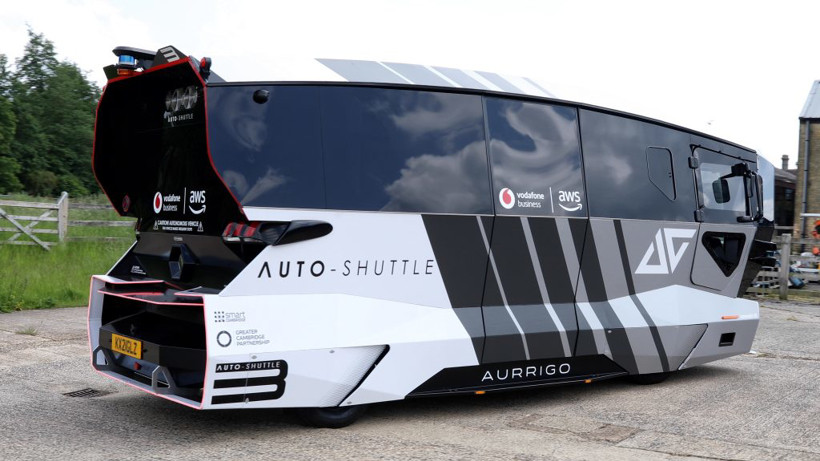 Vodafone сотрудничает с AWS для создания беспилотных автомобилей Aurrigo