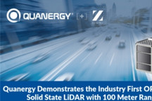 Quanergy演示業界首例基于OPA的固態LiDAR 測距為100米