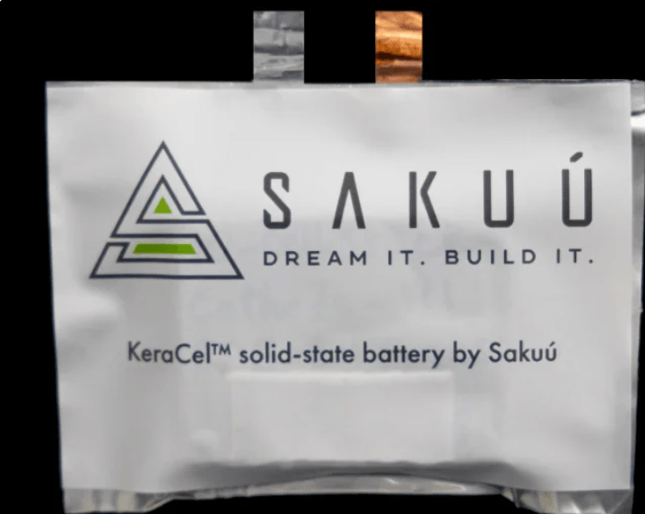 電池，Sakuú Corporation,鋰金屬固態(tài)電池,3Ah鋰金屬固態(tài)電池，