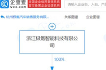 极氪成立汽车销售服务公司 注册资本1000万元人民币
