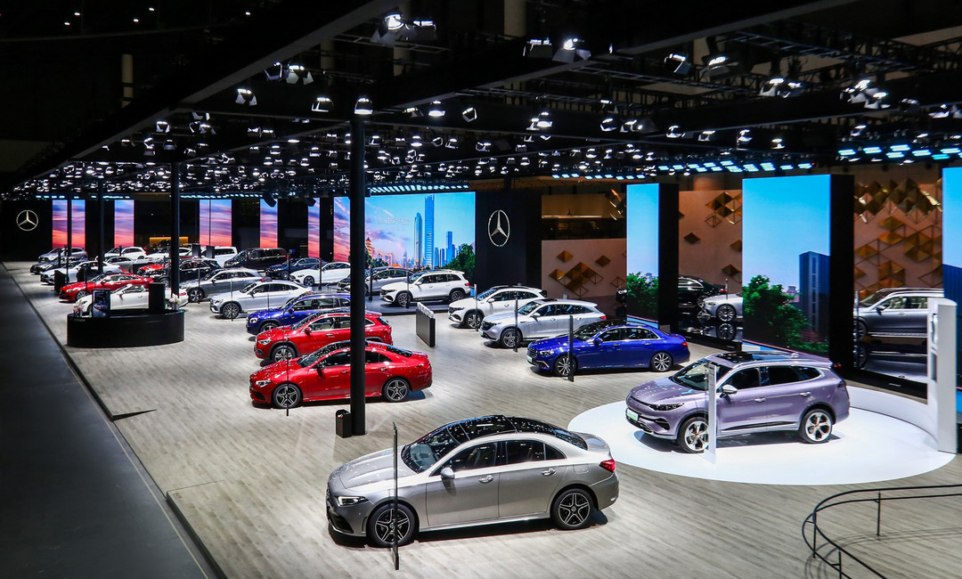 2021成都車展,奔馳車展