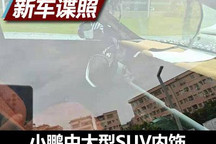 贯穿式中控屏 小鹏中大型SUV内饰曝光