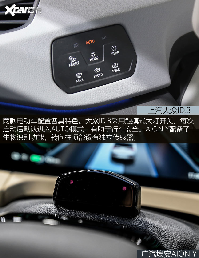 ID.3對比AION Y