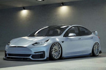 特斯拉装上空气套件 这回真的要上天？