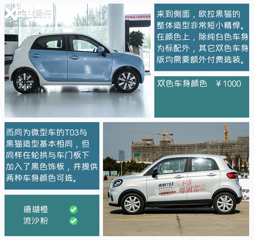 歐拉黑貓對(duì)比零跑T03 低門(mén)檻代步車(chē)應(yīng)該怎么選？