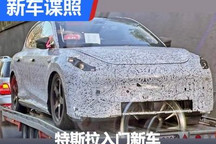 新样式门把手 疑似特斯拉入门新车谍照