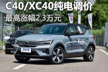 沃尔沃C40/沃尔沃XC40纯电动版售价调整