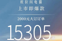 预订爆款？欧拉闪电猫大订突破1.5万台