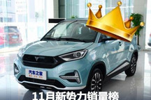 11月新势力销量榜来了！猜猜冠军是谁？